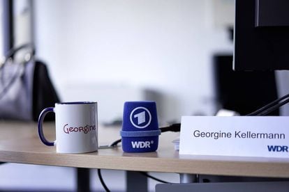 Despacho de la periodista que actualmente ejerce de jefa territorial de la WDR con sede en Essen y tiene a 120 personas a su cargo.