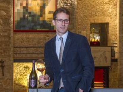 Vincent Chaperon, jefe de bodega de Dom Pérignon.