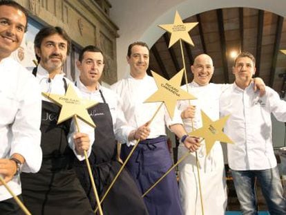 Cocineros participantes en &#039;La Cocina del Mar&#039;.