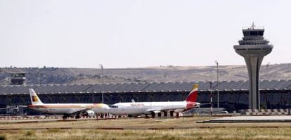 Vista general de la T-4 del aeropuerto Adolfo Su&aacute;rez Madrid-Barajas. 