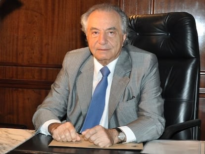 The head of the Argentine mercantile union, Armando Cavalieri, in a file photo.