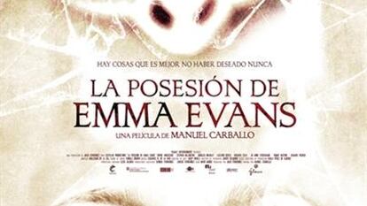 Cartel de La posesión de Emma Evans