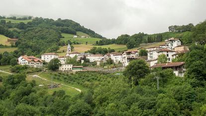 Pueblo navarro de Valcarlos, en la frontera entre la Comunidad foral y Francia.