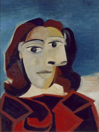 'Retrato de Dora Maar', de 1939, de Picasso.