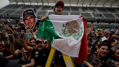 Seguidores de Sergio 'Checo' Pérez, durante la última edición del Gran Premio de México, el 28 de octubre de 2022.