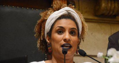 La política y activista brasileña Marielle Franco en una imagen de noviembre de 2017.