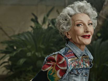 La modelo de 70 a&ntilde;os Alicia Borr&aacute;s para Desigual.