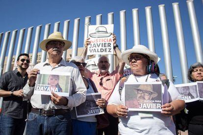 Protesta para exigir justicia por Javier Valdez en Sinaloa en noviembre.