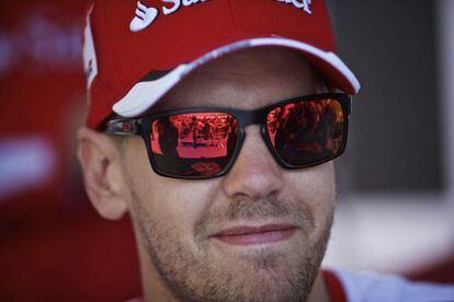Vettel, este jueves en el circuito Gilles Villeneuve.
