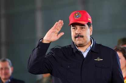 El presidente Nicolás Maduro en Maracay.