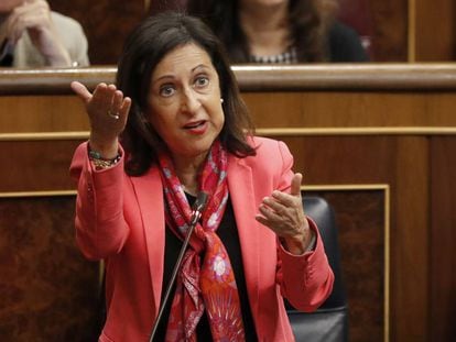 DVD.916 (26-09-18). Madrid. Congreso de los Diputados. Sesion de control al Gobierno. Margarita Robles, Ministra de defensa. © LUIS SEVILLANO.