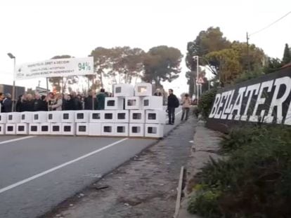 Manifestació a favor de la independència de Bellaterra.