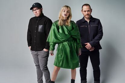 El grupo escocés Chvrches, en una imagen promocional.