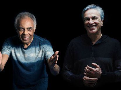 Gilberto Gil y Caetano Veloso en una imagen promocional.