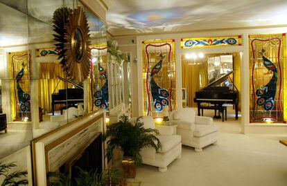 Detalle de uno de los cuartos de estar de Graceland.