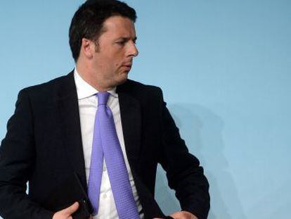 El primer ministro italiano, Matteo Renzi, en Roma el martes pasado.