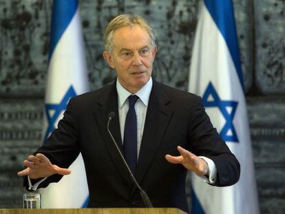 Tony Blair, en una comparecencia en Jerusal&eacute;n el pasado mes de julio.