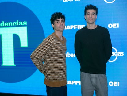 Javier Ambrossi y Javier Calvo, durante la segunda jornada del evento Tendencias 2023, en Madrid.