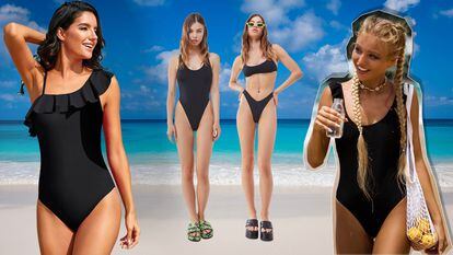 ratón Ataque de nervios Retirada 15 bañadores y bikinis de mujer y de color negro que favorecen, estilizan y  son low-cost | Escaparate | EL PAÍS
