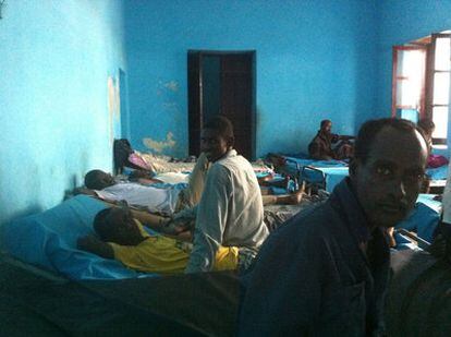 Pacientes con estrés postraumático por la guerra en el hospital mental de Mogadiscio