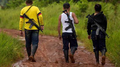 Disidentes de las FARC en el departamento de Guaviare. / RAÚL ARBOLEDA (AFP)