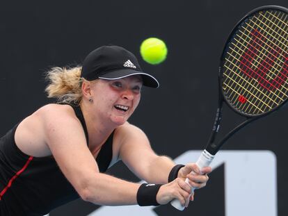 Jones, durante el último torneo el Melbourne.