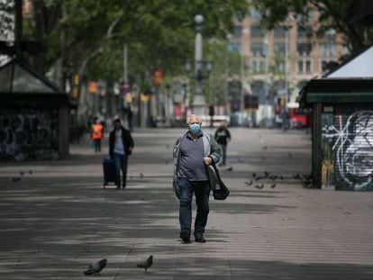 La Rambla de Barcelona, en una imatge d'arxiu.