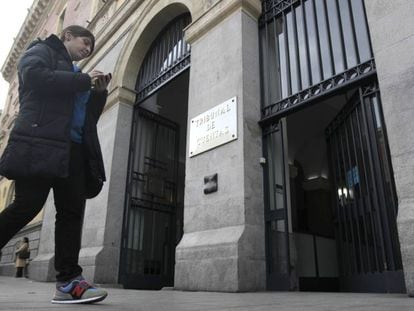 Fachada del Tribunal de Cuentas en Madrid.