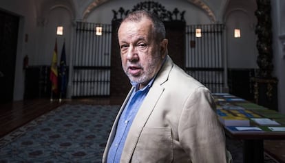 Francisco Fernández Marugán, en la sede de la institución en julio.