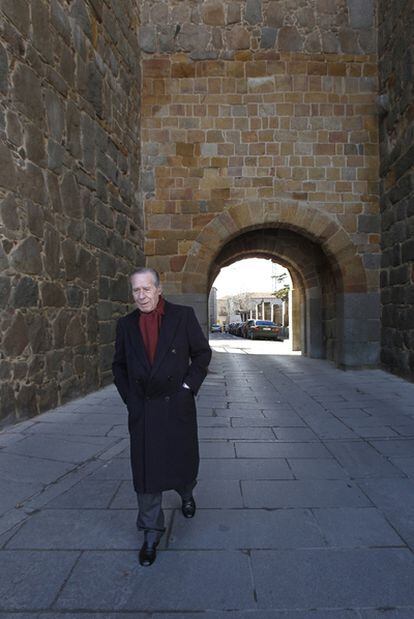 Francisco Laína, fotografiado en Ávila, el 16 de febrero de 2011.