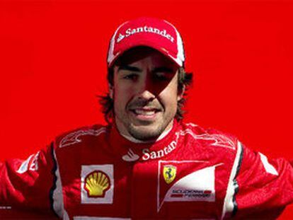 Fernando Alonso, el pasado lunes en el circuito de Montmeló.