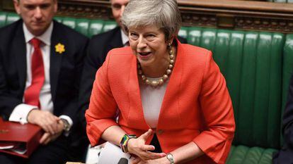 La primera ministra británica, Theresa May.