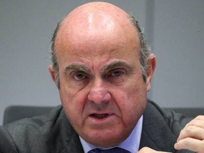 El vicepresidente del Banco Central Europeo, (BCE), Luis de Guindos.