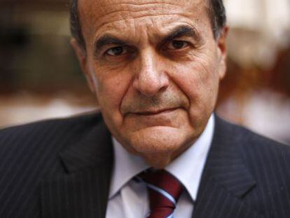 Pier Luigi Bersani, líder del Partido Democrático.