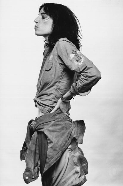 Patti Smith en octubre de 1976. 