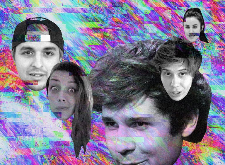 Dalas Review, Patty Dragona, David Dobrik, El Rubius y Patry Jordan, algunos de los jóvenes 'youtubers' que han conseguido ganar mucho dinero gracias a la plataforma de vídeos.