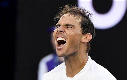 Rafa Nadal, tras ganar a Zverev.
