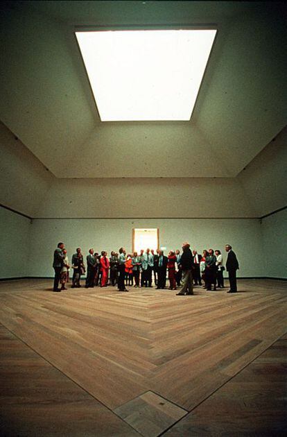 Interior del Museo de Arte Moderno y Arquitectura de Estocolmo, Suecia.