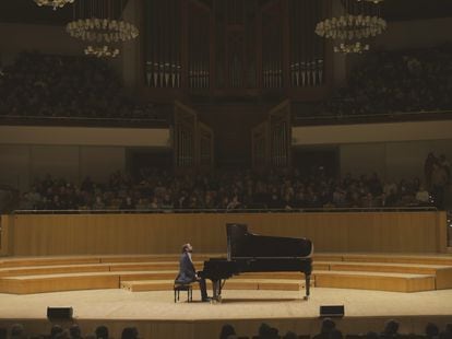 El pianista Daniil Trifonov durante su recital en Madrid.