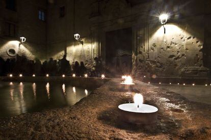 Ceremonia en memoria de las v&iacute;ctimas de Sant Felipe Neri.