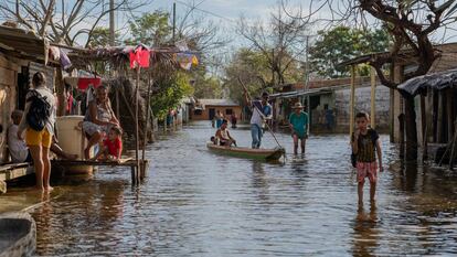 La Mojana, una zona del caribe colombiano, sufre las consecuencias de las lluvias extremas por el cambio climático.
