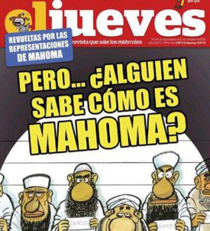 La portada del semanario El Jueves.