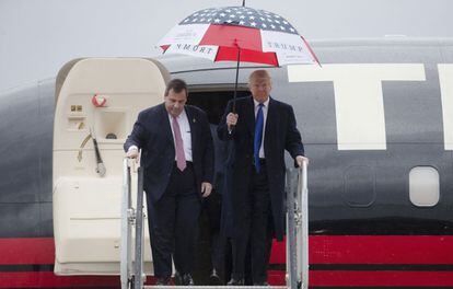 El candidato republicano Donald Trump, en Ohio.