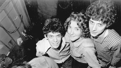 Sterling Morrison, Lou Reed, Maureen "Moe" Tucker y Doug Yule de la Velvet Underground en 1970.