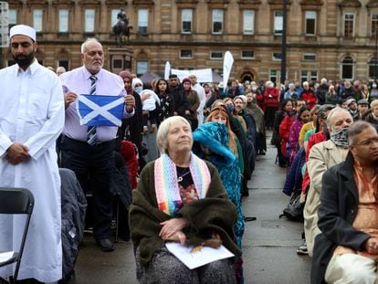 Plegarias contra el cambio climático: líderes de diversas religiones se han concentrado este domingo en Glasgow, en el arranque de la COP26.