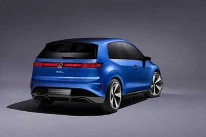 Imagen trasera del nuevo coche eléctrico de VW