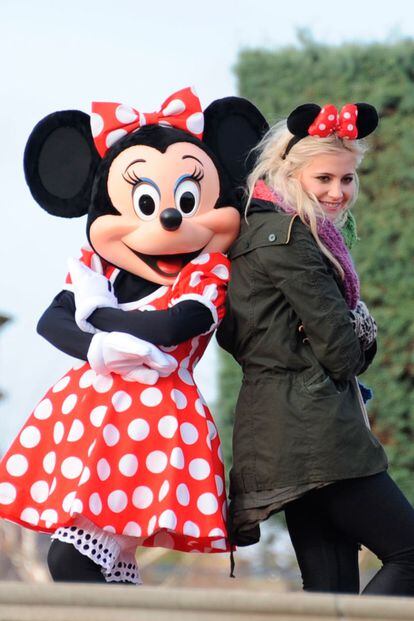Disneyland París también tiene espacio para hipsters como Pixie Lott, que estuvo allí el año pasado.
