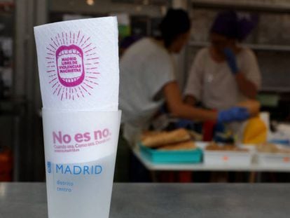 El Ayuntamiento de Madrid lanza la campa&ntilde;a &#039;No es no&#039; contra las agresiones machistas en las fiestas. 