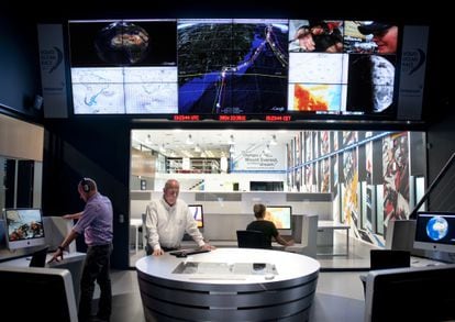 Imagen general de la Sala de Control ubicada en Alicante.