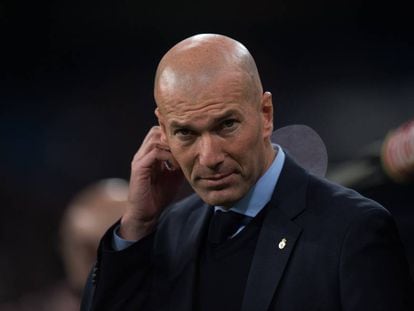 Zinedine Zidane, al Santiago Bernabeu.